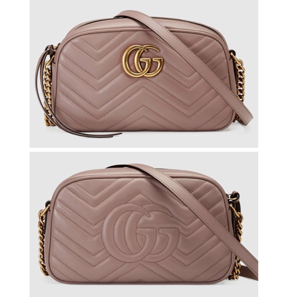 RARE Gucci GG Marmont small matelassé shoulder bag